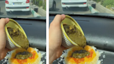 ‘No Just No’: Video Of Man Eating Directly Off A Car's Dashboard Leaves The Internet Disgusted