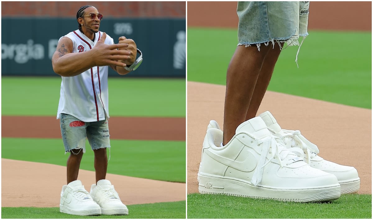 Watch Ludacris Throw the First Pitch With His Giant Arms and Nike Air Force 1s