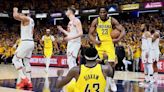 Andrew Nembhard’s improbable 3-pointer spurs Pacers past banged-up Knicks in Game 3 - The Boston Globe