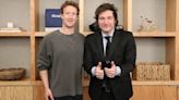 Javier Milei se reunió con Zuckerberg, creador de Facebook, en busca de inversiones tecno