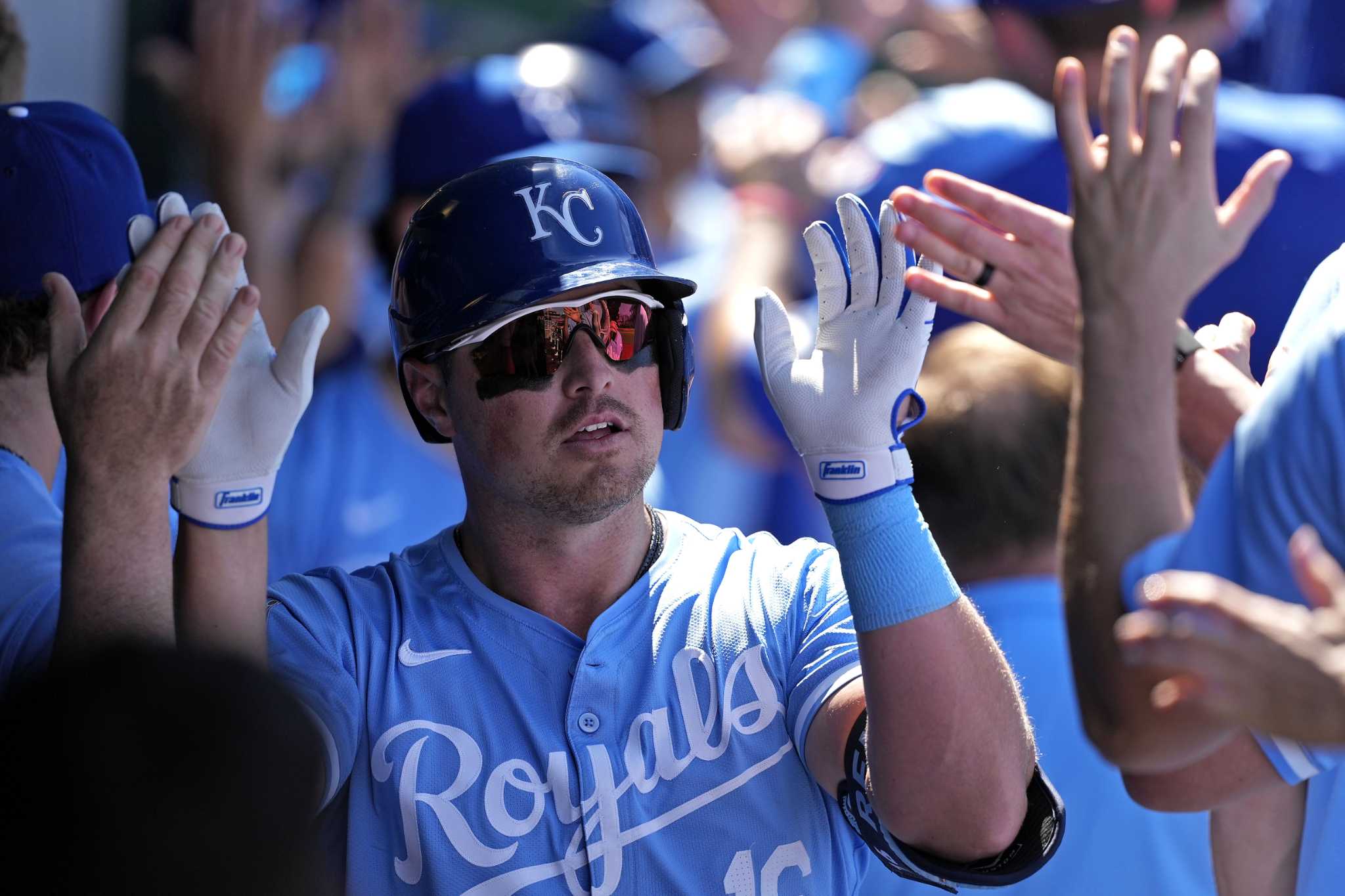 Royals reverse initial announcement and say Hunter Renfroe's left big toe not broken