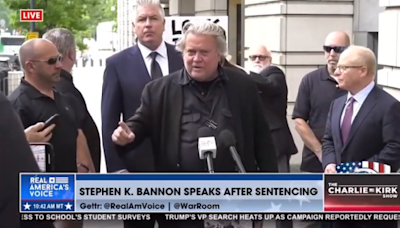 Right-wing media figures lash out, call for retribution following news of Steve Bannon going to prison