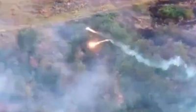 Moment Ukraine unleashes more fire-spewing ‘dragon drones’ on Russian forces