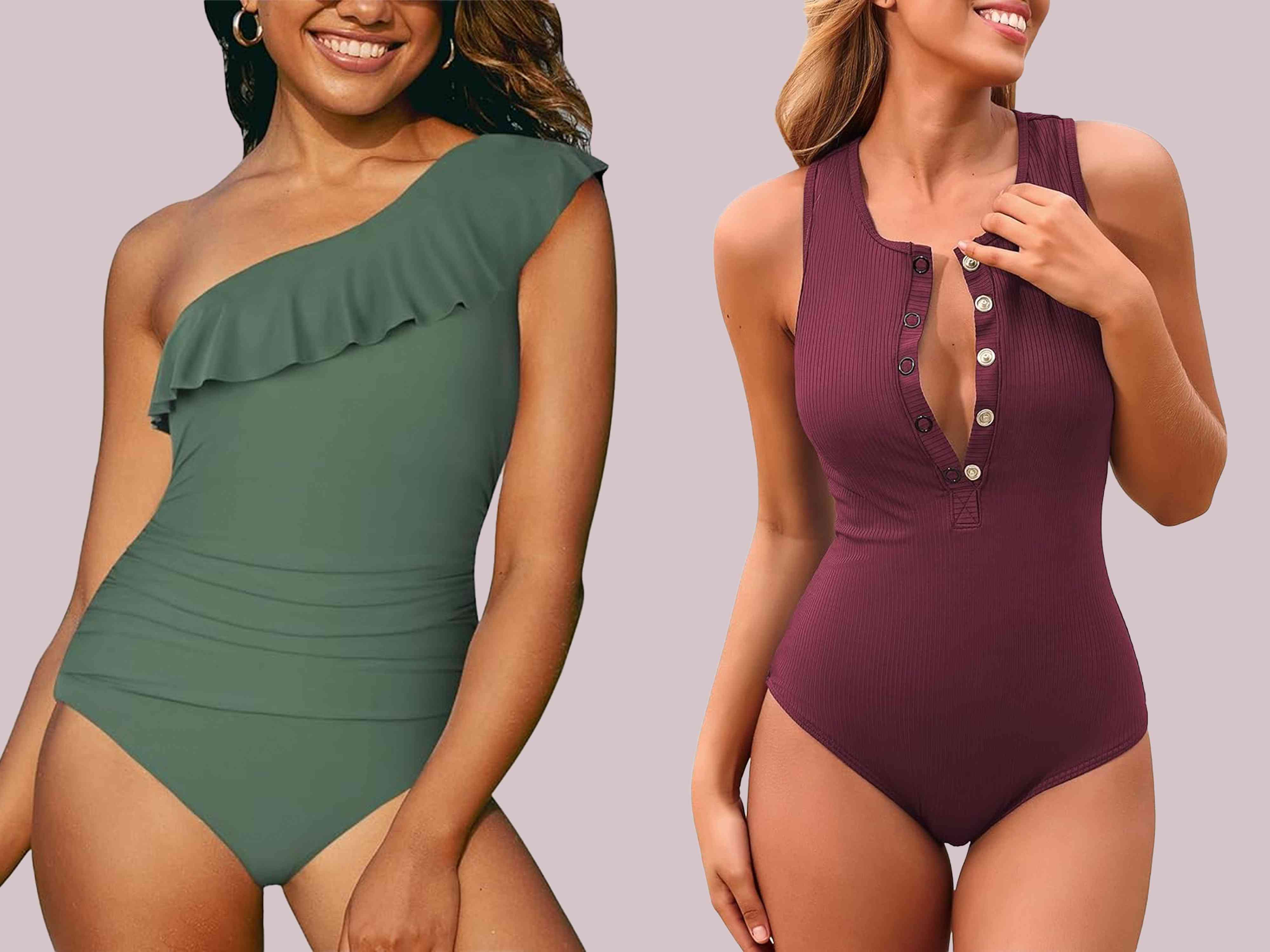 I’m Shopping These 15 Flattering Amazon Swimsuits While They’re on Sale From $12