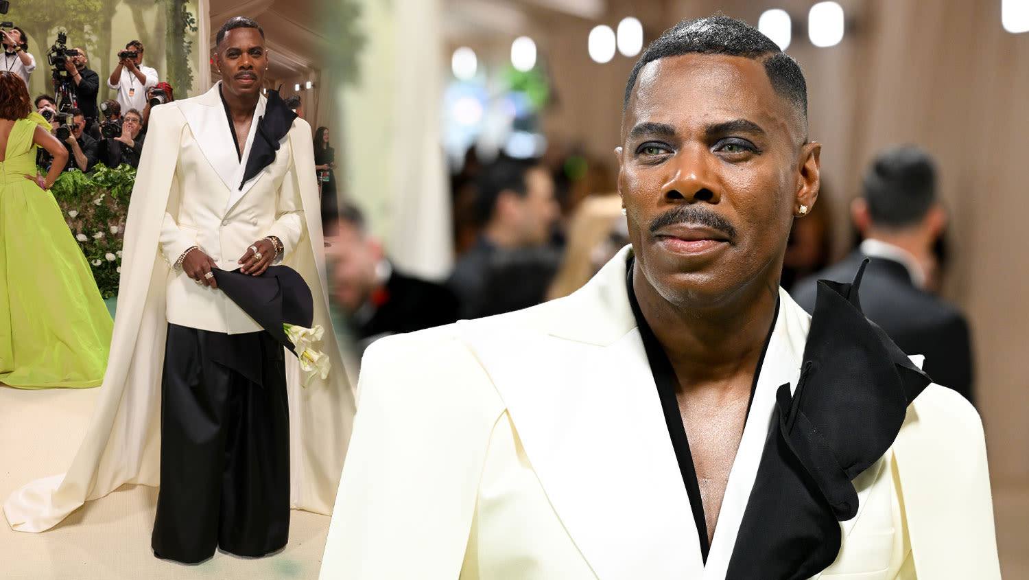 Colman Domingo Pays Tribute To The Late Chadwick Boseman & André Leon Talley With Met Gala Look