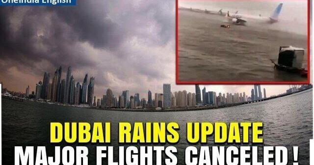 Dubai Rains: Orange Alert Issued as Rainfall Intensify, Flights Cancelled & Schools Shut| Oneindia