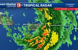 Ernesto expected to become a hurricane as it brings heavy rainfall to Puerto Rico