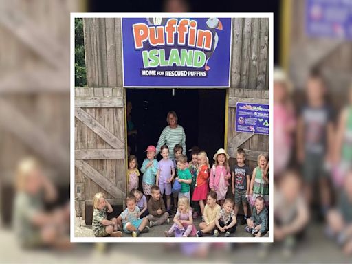 Helston preschoolers get a 'puffin-tastic' send-off at Cornish Seal Sanctuary