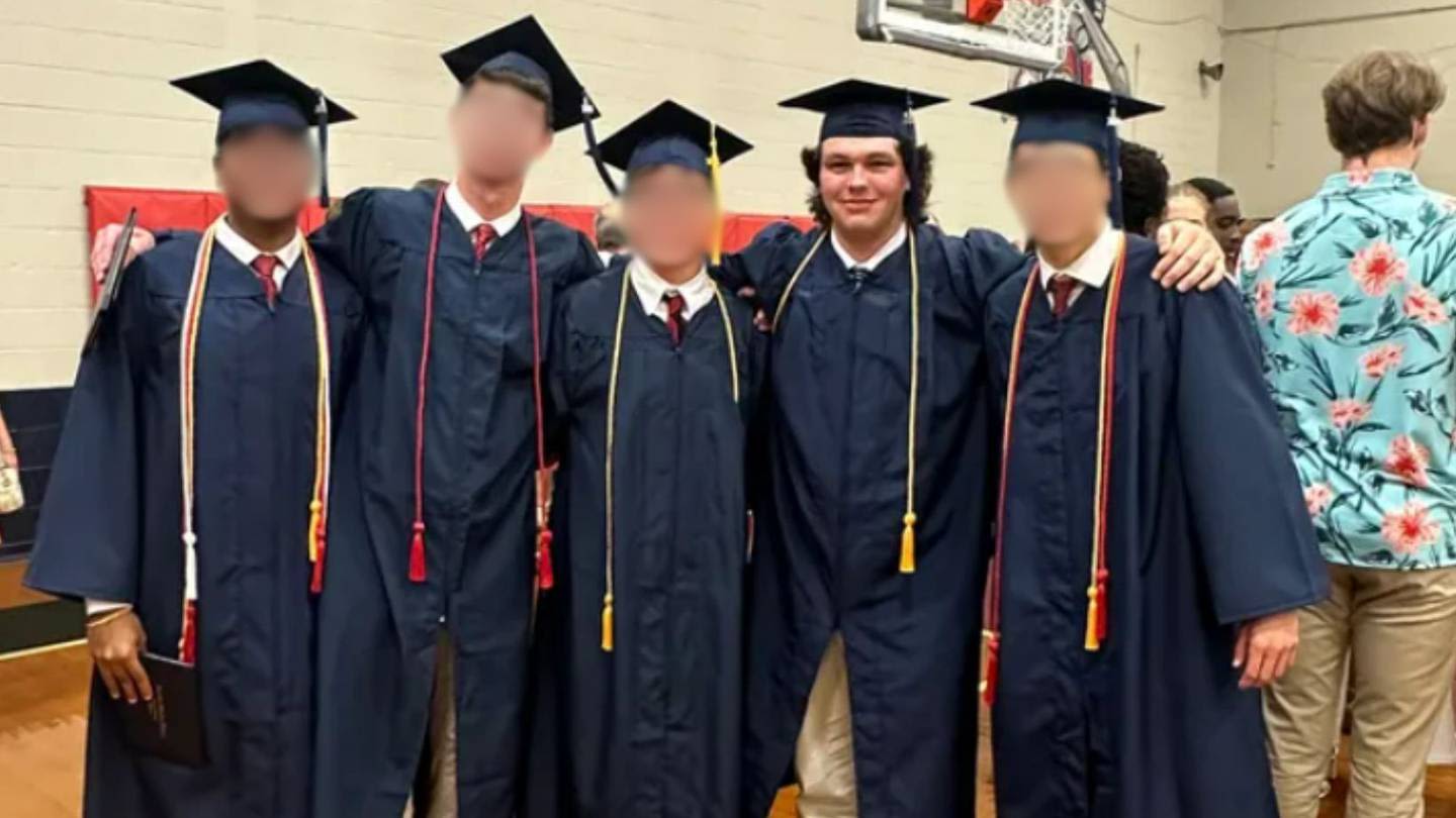 Photo shows GA high school football player smiling at his graduation. Hours later, he was dead