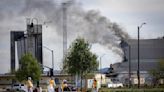 Tustin hangar continues to burn, delaying cleanup and raising new concerns about air quality