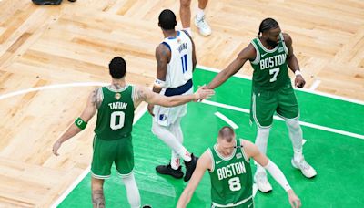 Watch best of Tatum, Brown mic'd up from Celtics' title-clinching Game 5