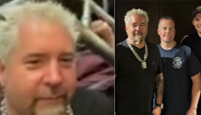 Guy Fieri Asked Fans To 'Send Help' While He Was Stuck In An Elevator With His Wife