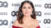 Salma Hayek Looks Radiant in Red Vivienne Westwood Corset Gown at 'GQ' Men of Year Awards