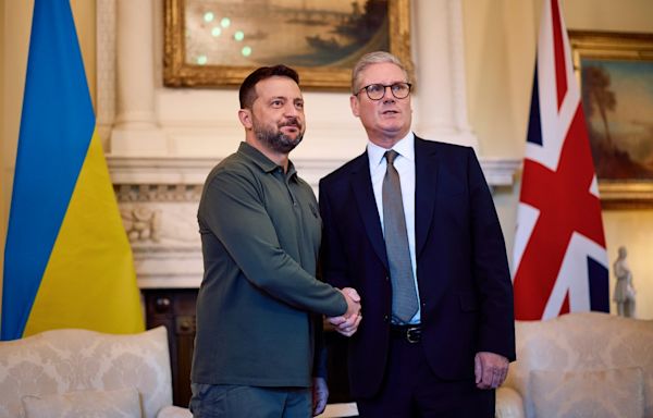 Ukraine’s Zelenskyy urges Britain to help it strike deeper inside Russia as he addresses UK Cabinet