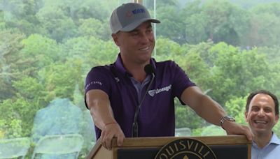Louisville native Justin Thomas honored with Hometown Hero banner