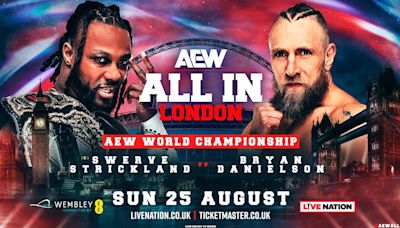 Así está la cartelera prevista para AEW All In: London