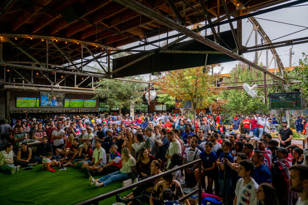 Fans at this Houston bar will be seen worldwide during UEFA final