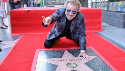 Sammy Hagar receives star on Hollywood Walk of Fame