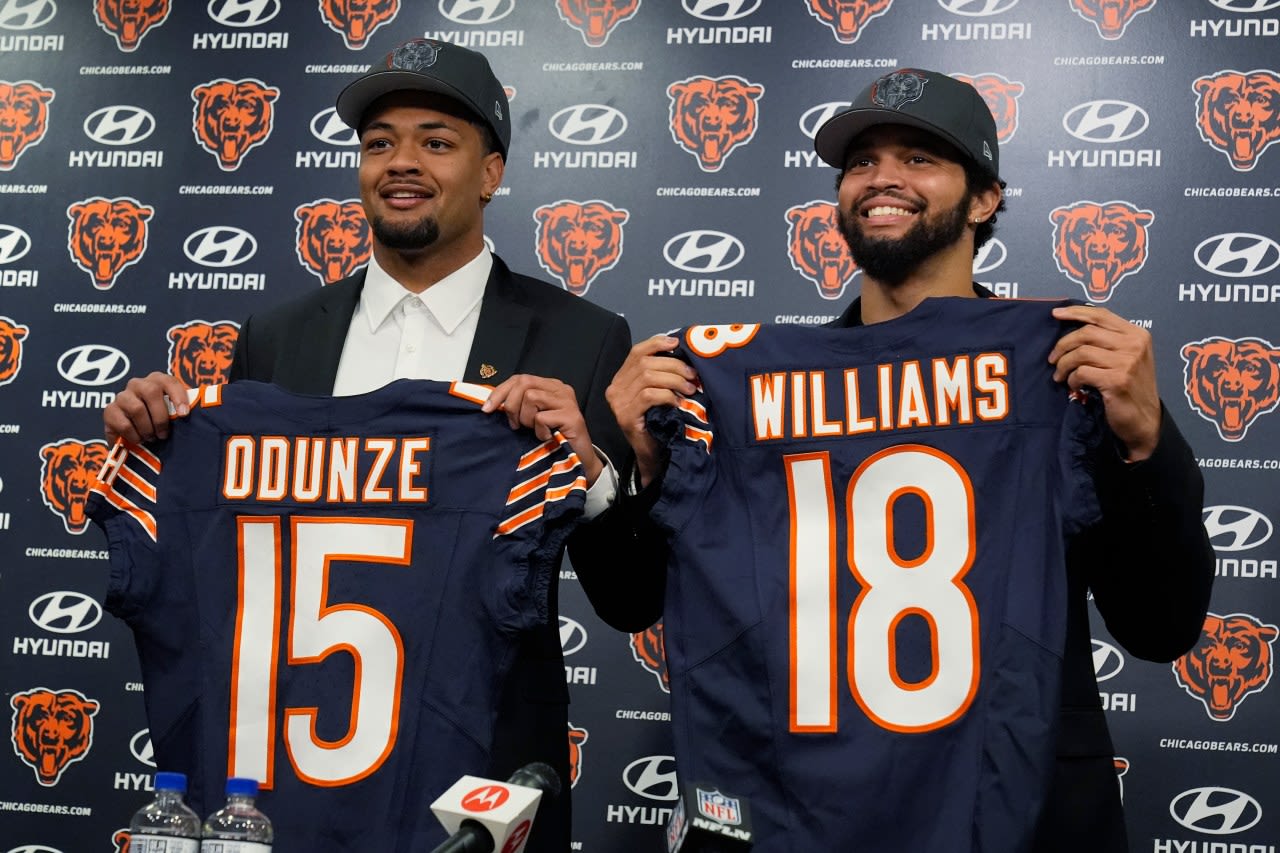 AP NFL draft grades: Bears earned highest mark after landing Caleb Williams and Rome Odunze