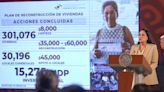 Ariadna Montiel destaca apoyos del Bienestar tras paso de 'Otis', van más de 275 mil mdp