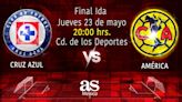 Cruz Azul vs América en vivo: Liga MX, Final de ida del Clausura 2024 hoy en directo