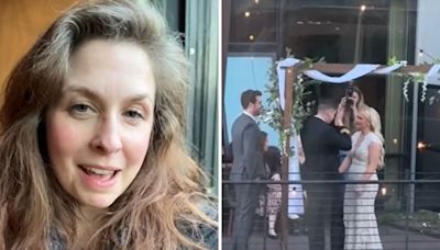 Woman spots neighbors' balcony wedding—becomes start of special friendship