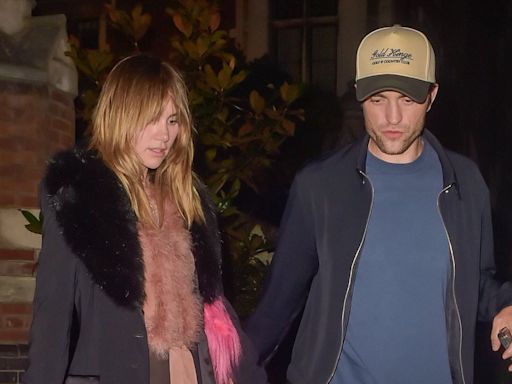 Suki Waterhouse and her fiancé Robert Pattinson enjoy rare date night