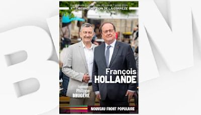 Législatives : François Hollande dévoile son affiche estampillée Nouveau Front populaire