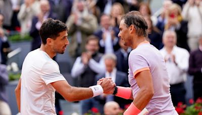 Tras el partidazo con Nadal, Cachin reveló qué hará con la remera que le regaló Rafa