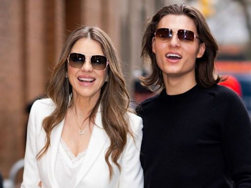 Liz Hurley 'nearly arrested' as she made son chase ex Hugh Grant with 'dagger'