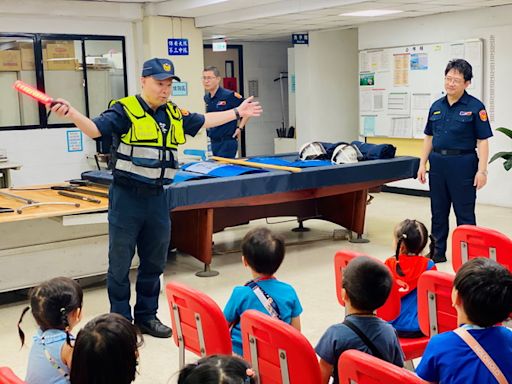 識詐教育向下紮根 幼兒園參訪北市警體驗一日警察 | 蕃新聞