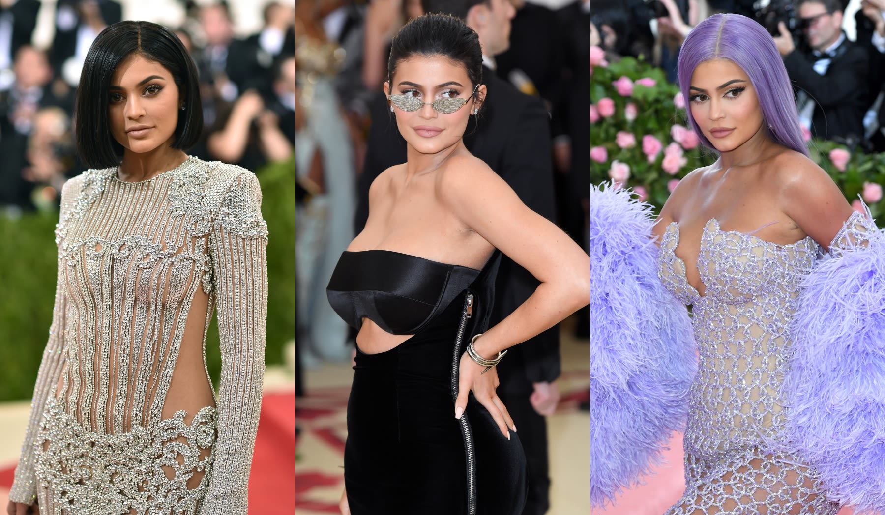 All of Kylie Jenner’s Met Gala Looks: Beaded in Versace, Bridal Inspiration and More Dresses Through the Years