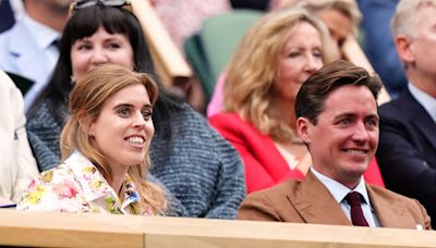 Princess Beatrice Has a Lively Chat with Lena Dunham and Stephen Fry in Wimbledon's Royal Box