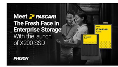 鎖定AI需求 群聯推出企業級SSD品牌PASCARI、高階X200 SSD