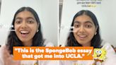 This Girl's College Admissions Essay About "SpongeBob" Changing Her Life Is Going Viral, And It's Inspiring For All Creative...