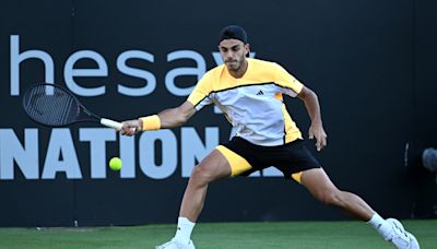 Francisco Cerúndolo tuvo un rápido adiós en Eastbourne, donde defendía el título