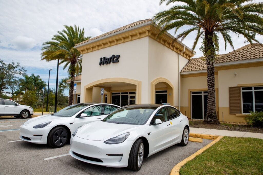 Hertz Customer Fumes After Being Billed $277 For 'Refueling' Tesla, Car-Rental Company Says It Will Refund 'Erroneous...