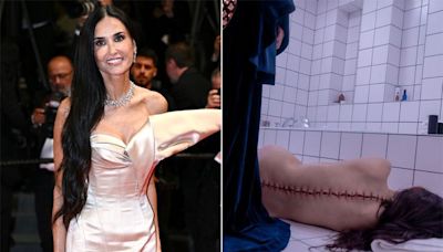 Demi Moore's 'gory as hell,' 'f---ing insane' body horror movie gets huge standing ovation at Cannes