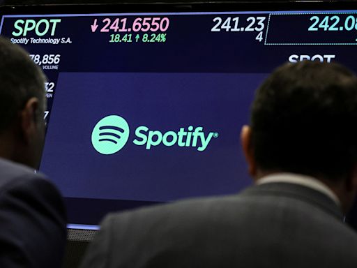 Spotify stock jumps after reporting record profit, strong guidance amid turnaround plan