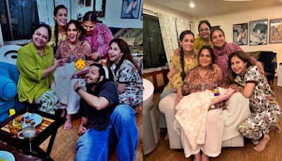 Mumbai Monsoon: Richa Chadha-Ali Fazal’s enjoy tea and sabudana wadas with Urmila Matondkar, Dia Mirza, Shabana, and Tanvi Azmi, who arrived to meet their baby girl
