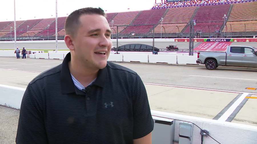 Jenison grad working for NASCAR returns to Michigan for race