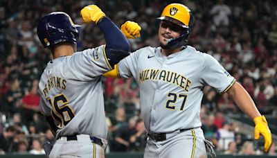 Deadspin | Willy Adames leads Brewers to win over reeling Diamondbacks