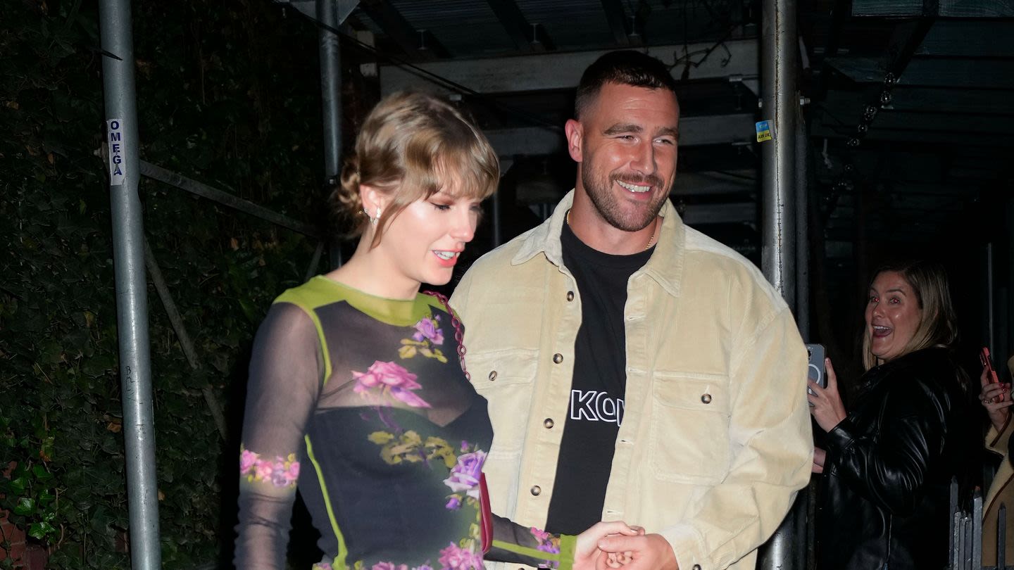 Travis Kelce Attends Taylor Swift's Eras Tour Show in France With Gigi Hadid and Bradley Cooper