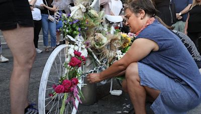 Hundreds join downtown ghost bike ride to remember 24-year-old cyclist killed in Yorkville