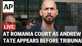 LIVE: Outside Romania court as Andrew Tate and his brother appear for hearing