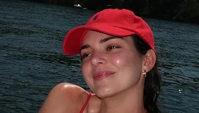 Kendall Jenner looks red hot in tiny string bikini with cheeky thong