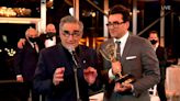 As Emmy hosts, Eugene and Dan Levy want to make the show a 'light and bright' night