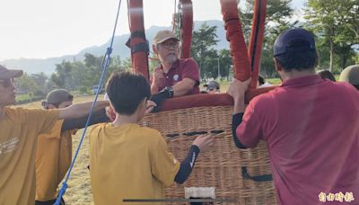 駕著可愛Panda球 熱氣球嘉年華老飛行員拒被叫「阿公」