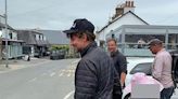 Hollywood star spotted in Welsh village with survival expert Bear Grylls | ITV News