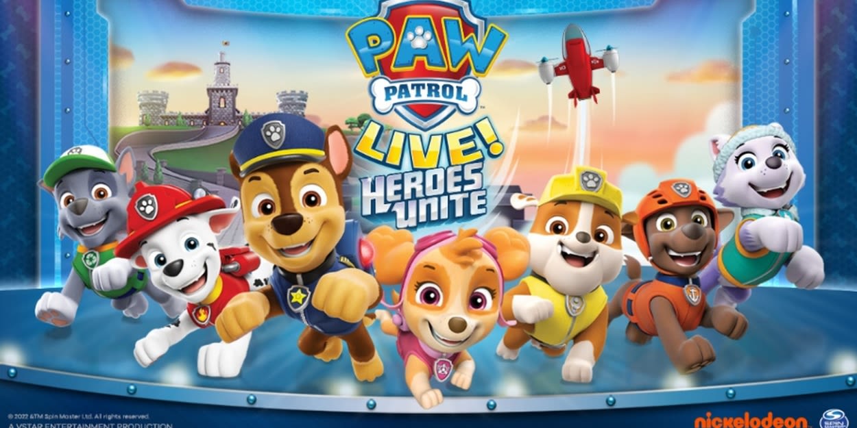 PAW PAROL LIVE! HEROES UNITE Comes to Chrysler Hall in November